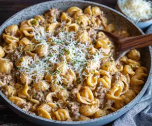 Creamy Ground Beef Pasta