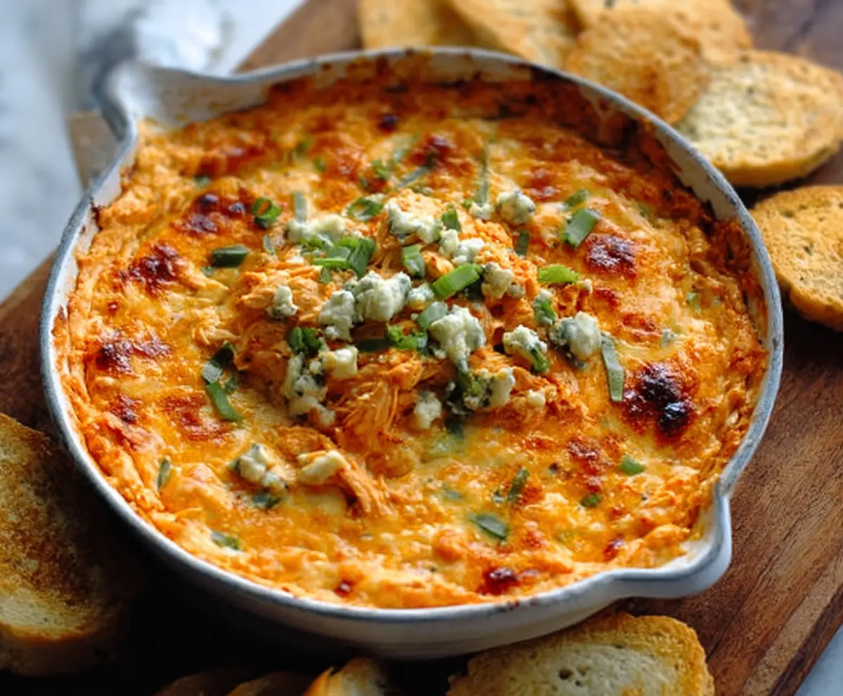 Creamy Spicy Buffalo Chicken Dip Recipe