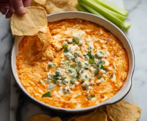 Creamy Spicy Buffalo Chicken Dip