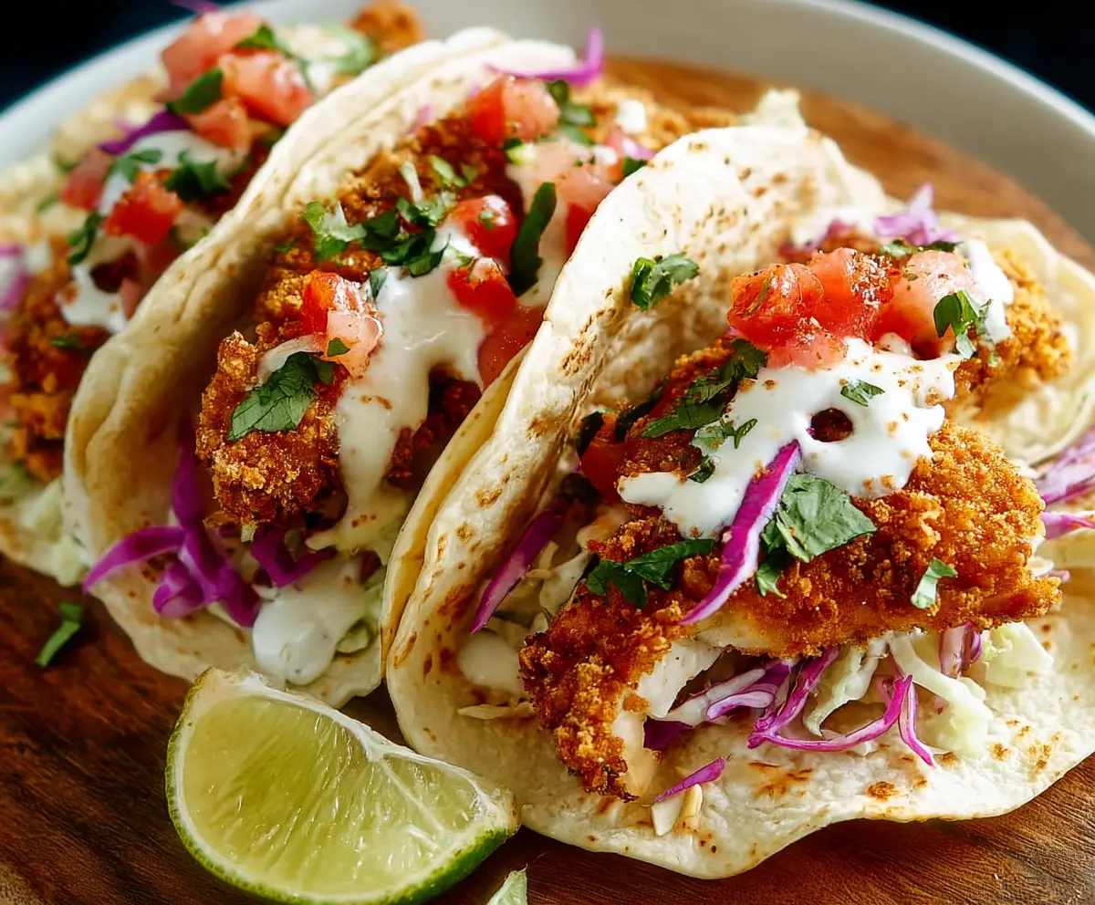 Crispy Chicken Tacos Recipe