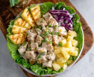 Hawaiian Chicken Salad Bowl