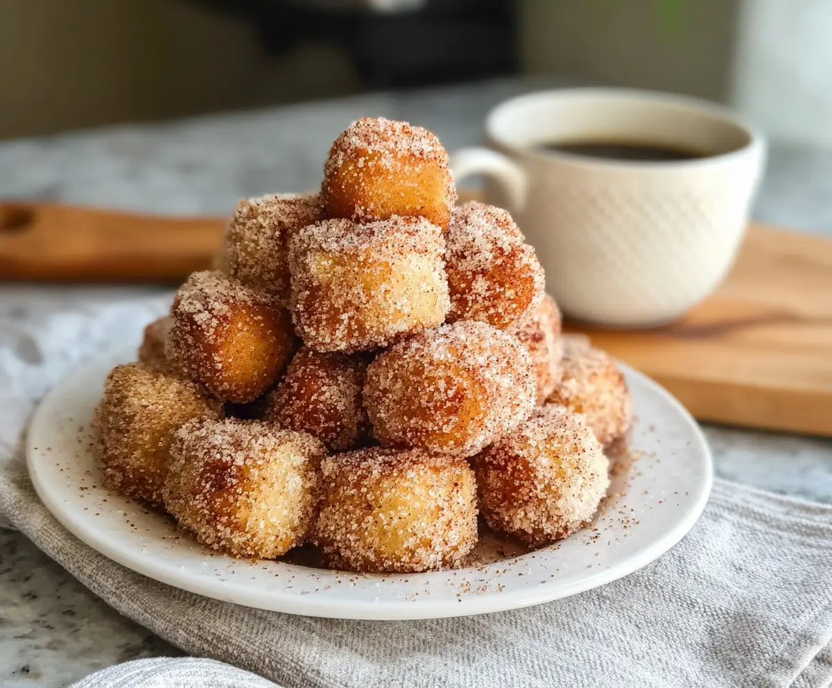Easy Healthy Air Fryer Churro Bites