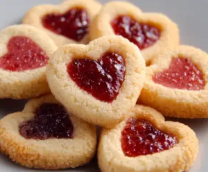 Heart Jam Cookies