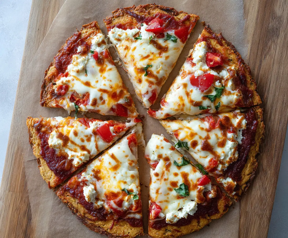 High Protein Cottage Cheese Pizza