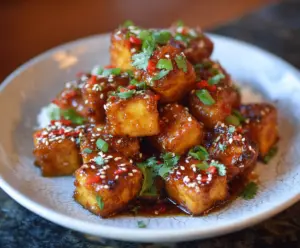 Honey Garlic Tofu
