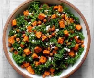 Kale & Roasted Sweet Potato Salad