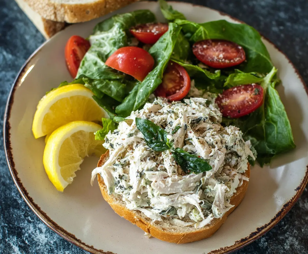 Fresh Lemon Basil Rotisserie Chicken Salad
