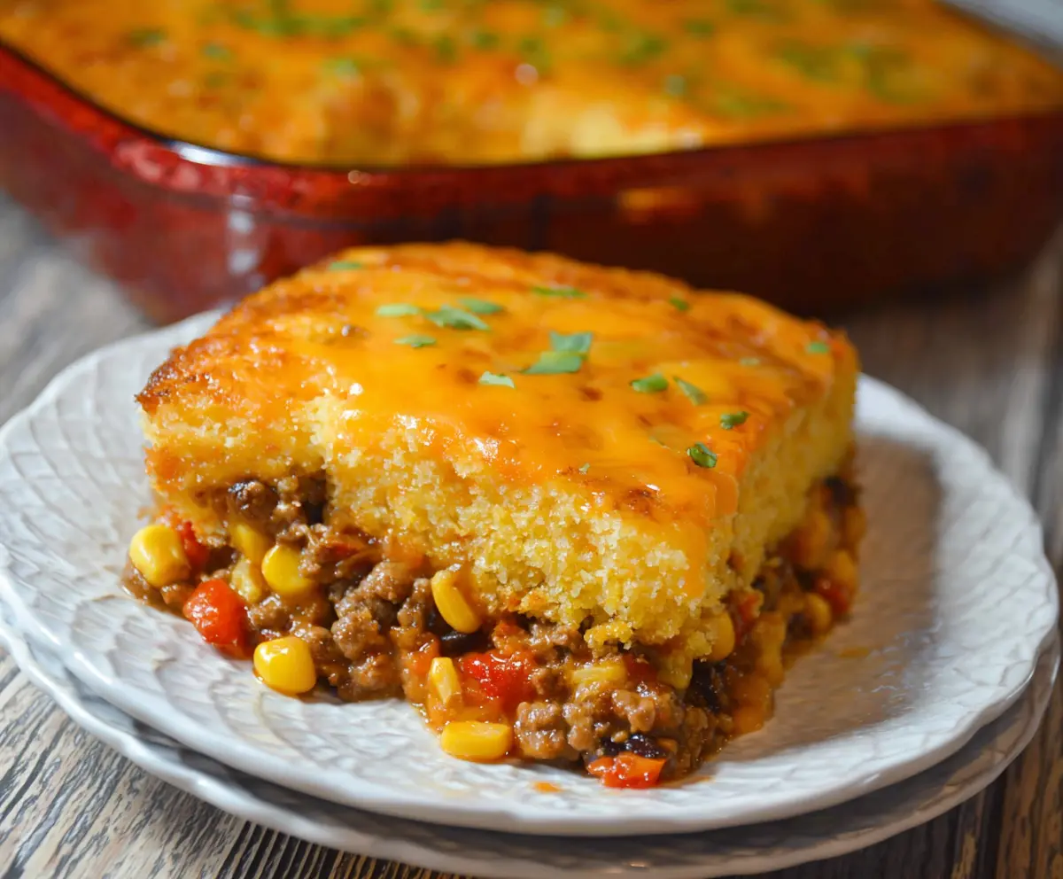 Easy Mexican Cornbread Casserole