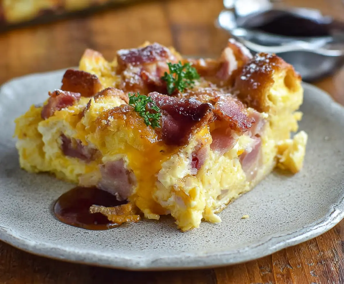 Easy Monte Cristo Breakfast Casserole