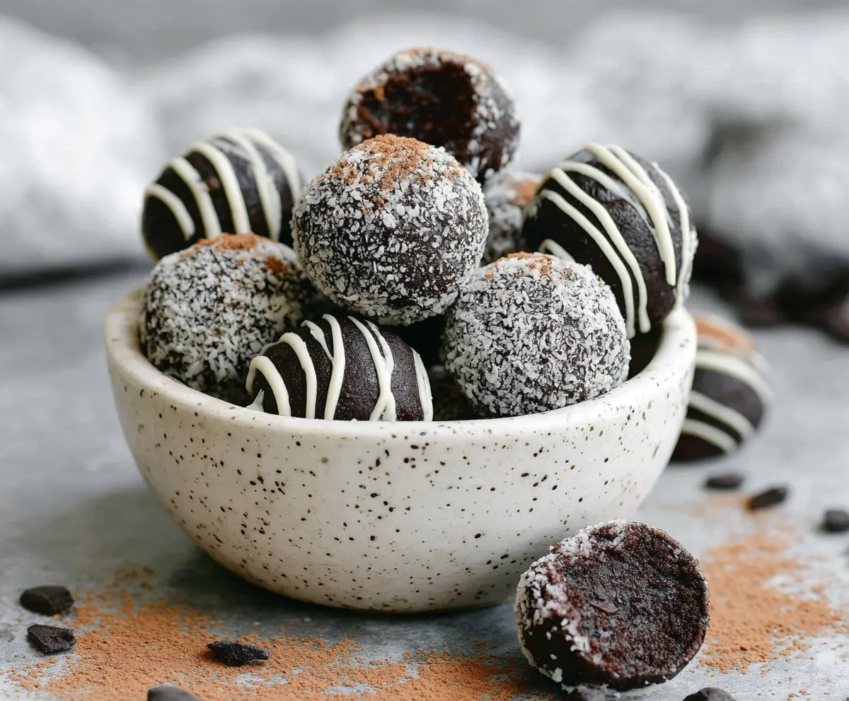 Easy Nutritious Oreo Protein Balls
