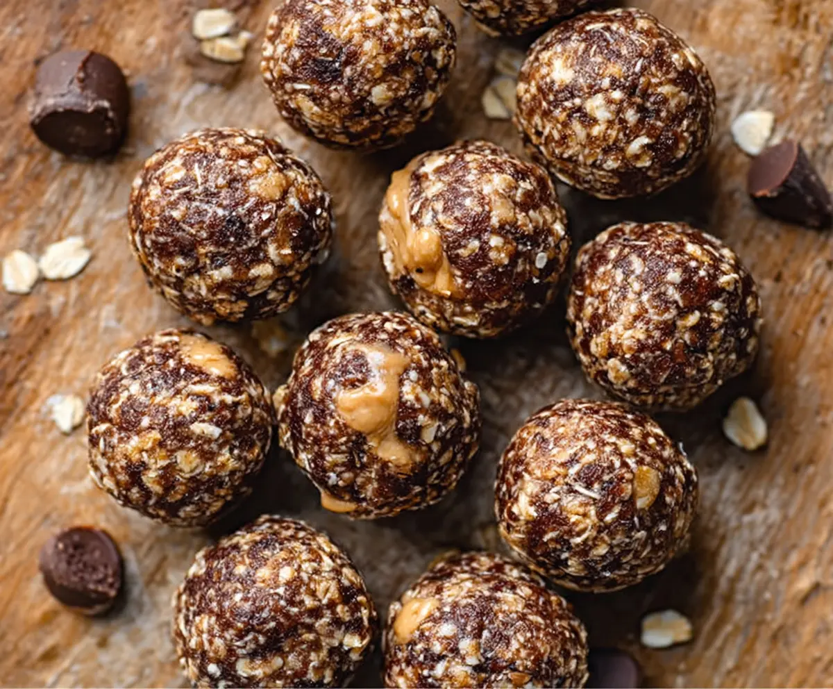 Easy Peanut Butter Banana Protein Balls