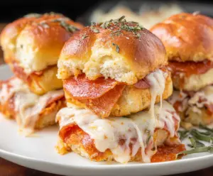 Pepperoni Pizza Sliders