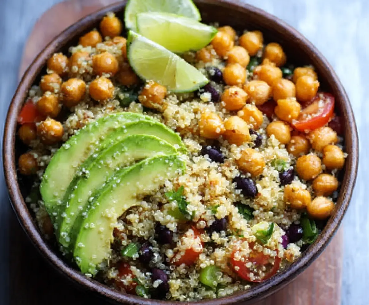 Easy Quinoa Bowl with Avocado & Chickpeas