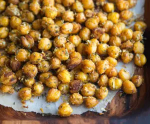 Ranch Crispy Roasted Chickpeas