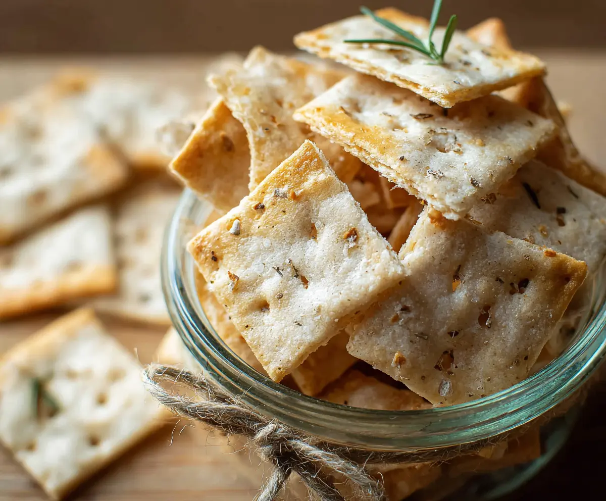 Crispy Sourdough Discard Crackers