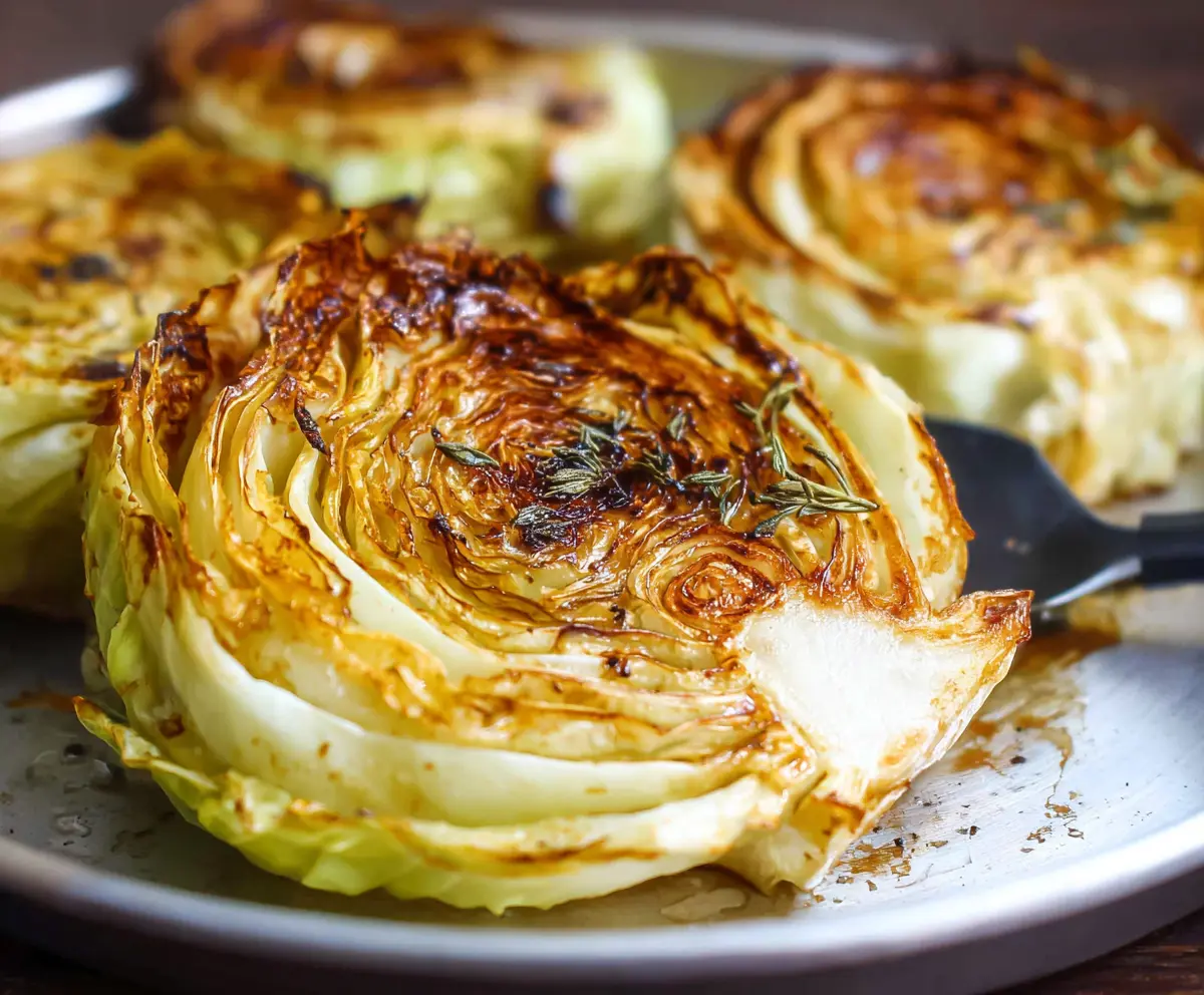 Easy Roasted Cabbage Steaks Recipe
