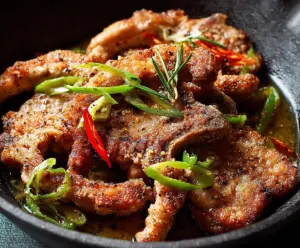 Salt and Pepper Pork Chops