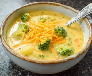 Savory Cheddar Broccoli Potato Stew