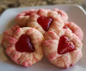 Strawberry Kiss Cookies