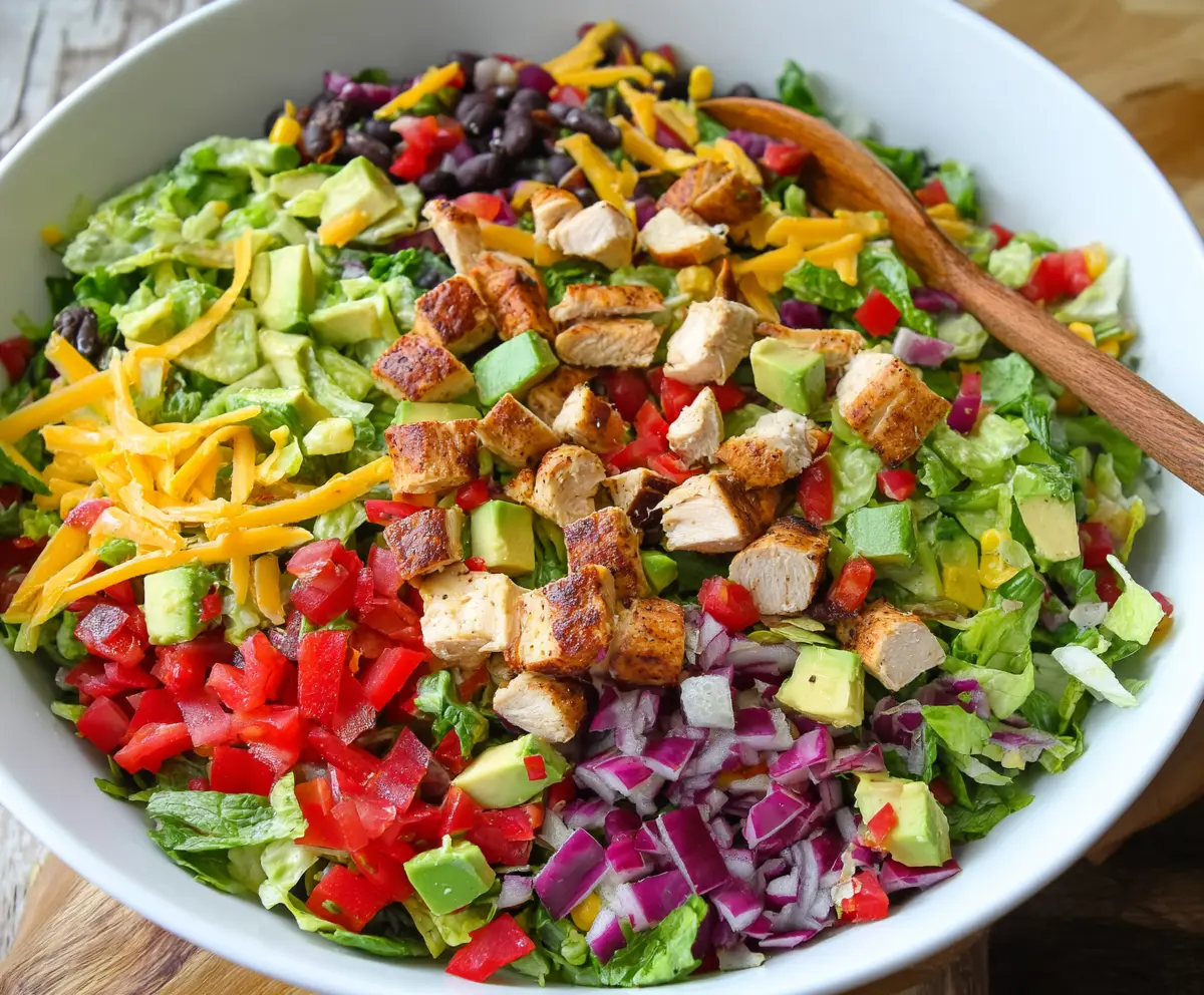 Easy Tex-Mex Chopped Chicken Salad