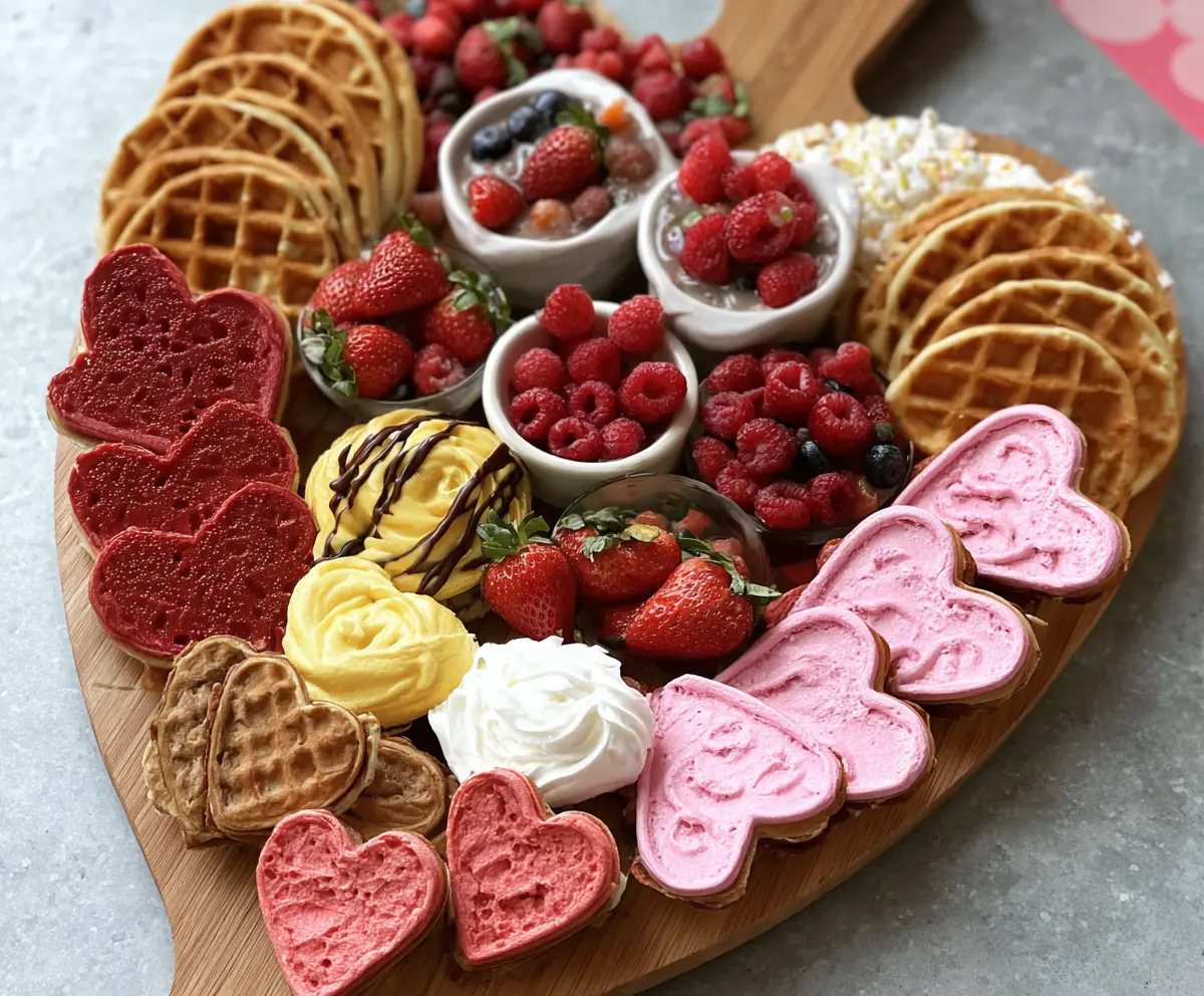 Easy Valentine’s Day Waffle Board Ideas