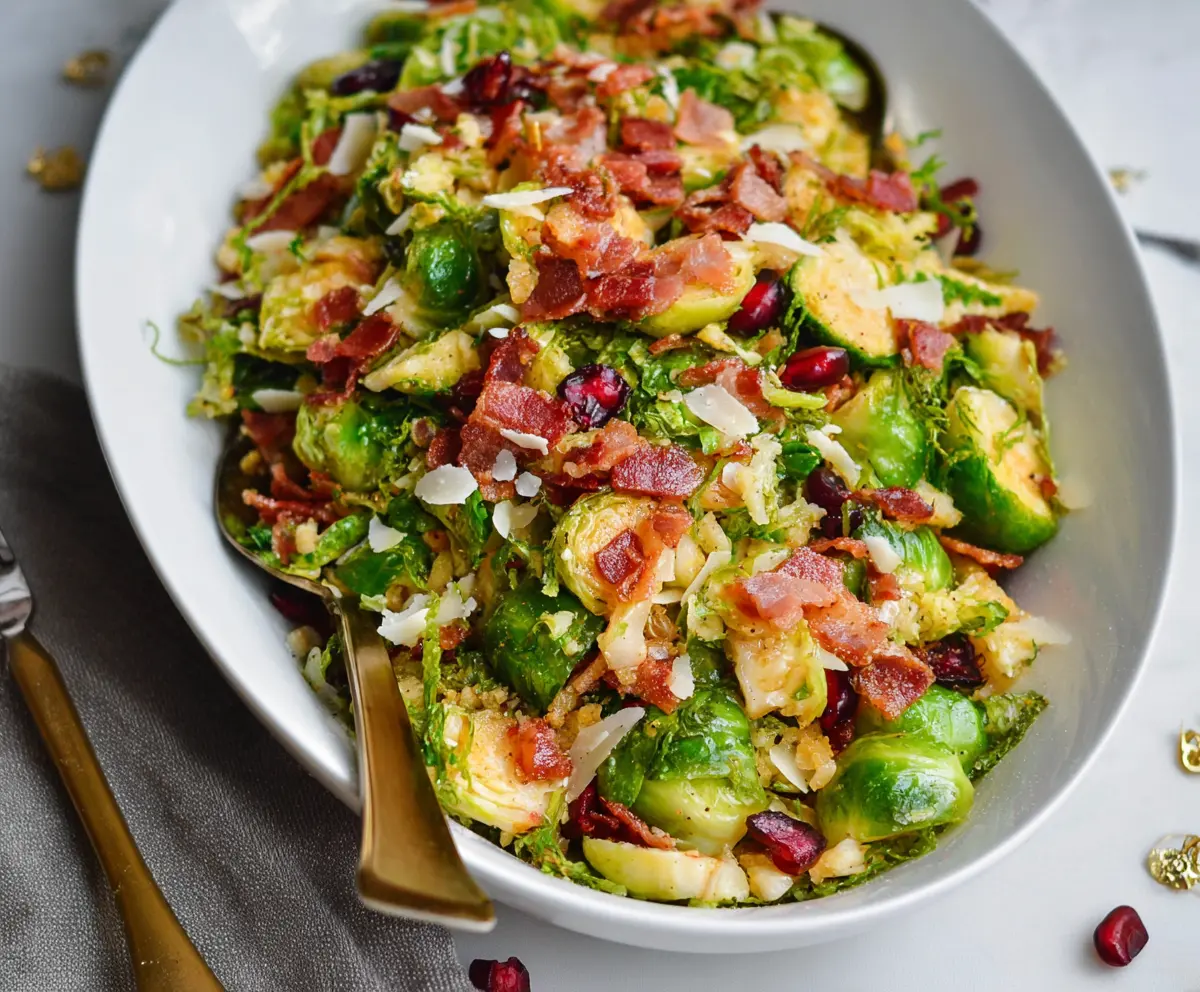 Warm Brussels Sprouts Bacon Salad Recipe