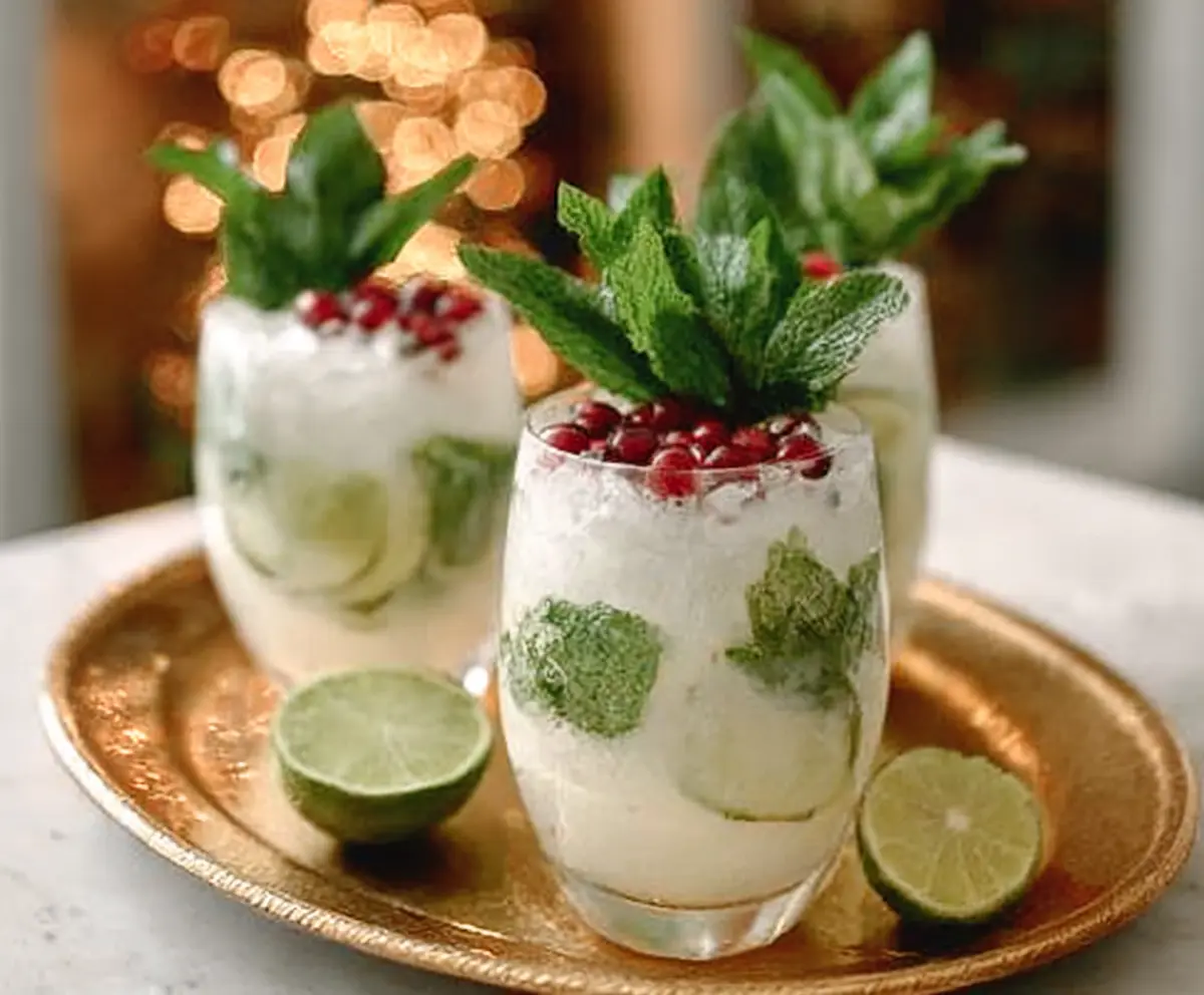 Refreshing White Christmas Mojitos Recipe