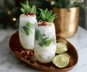 White Christmas Mojitos