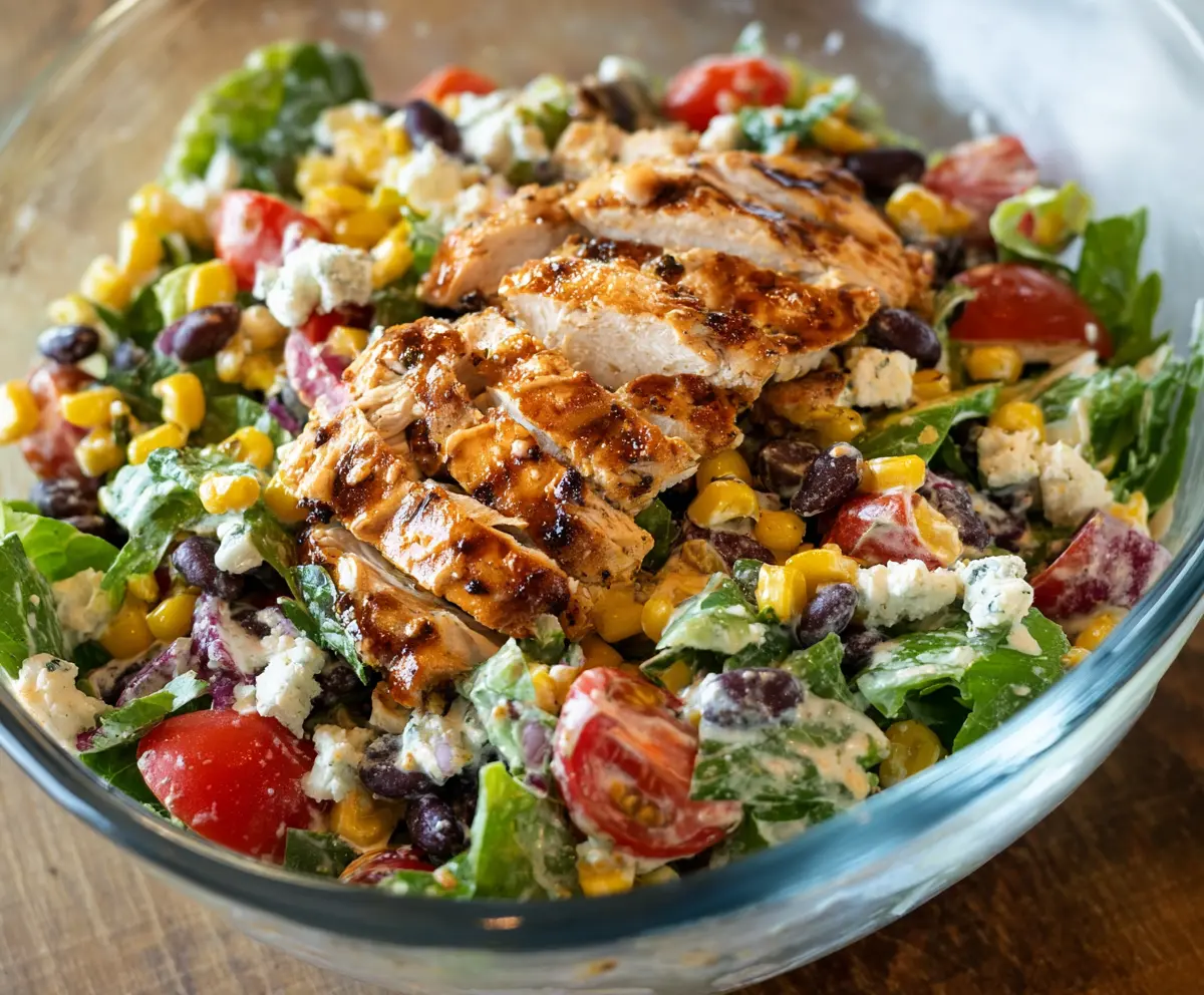 Easy Zesty Southwest Chicken Salad