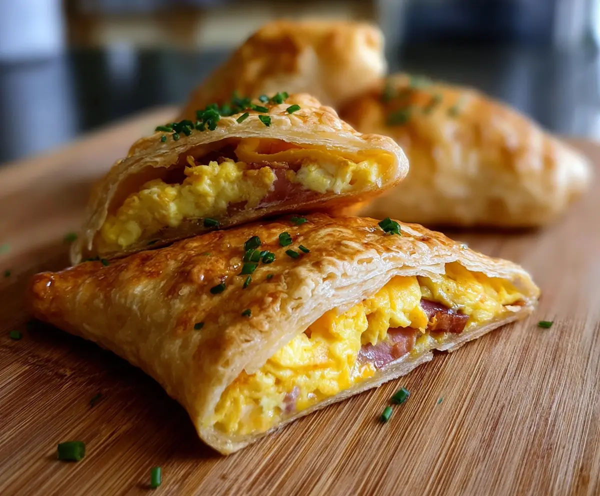 Easy Sourdough Discard Breakfast Pockets