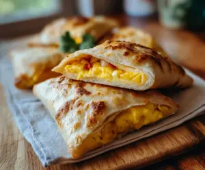 Breakfast Pockets Using Sourdough Discard