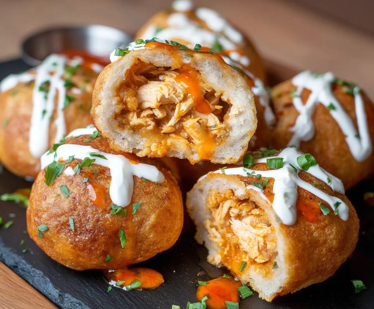 Easy Buffalo Chicken Bombs Recipe