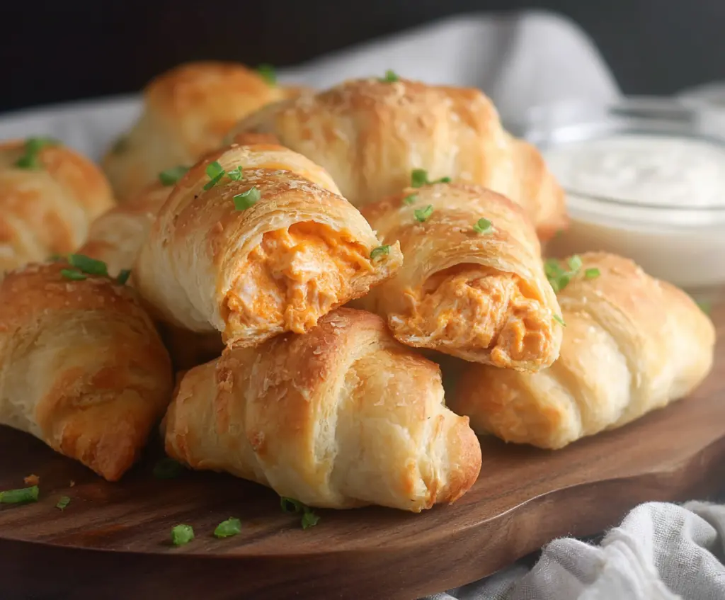 Buffalo Chicken Crescent Rolls