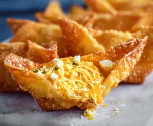 Buffalo Chicken Rangoons