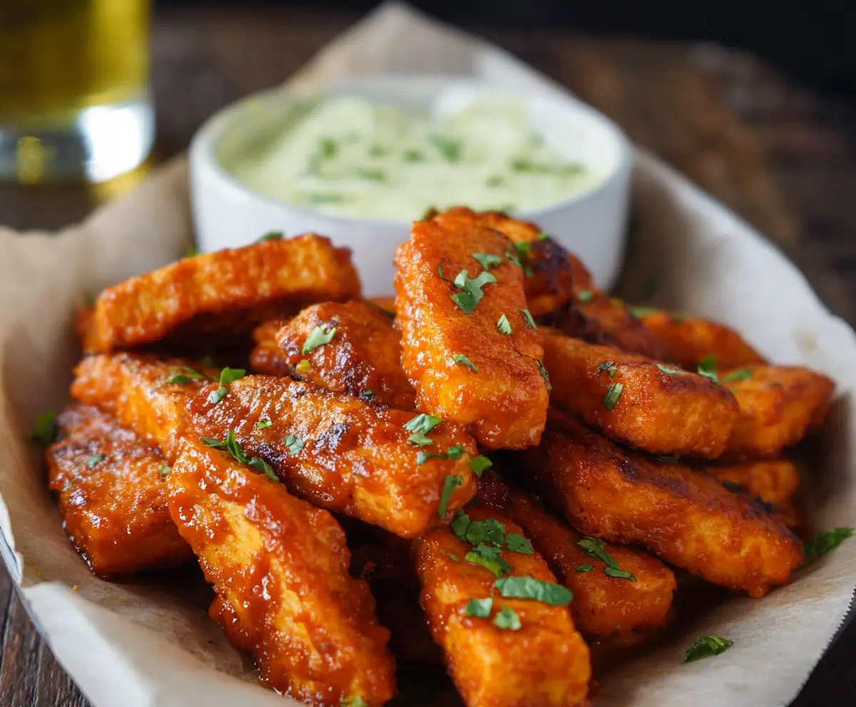 Crispy Buffalo Tofu Wings Recipe