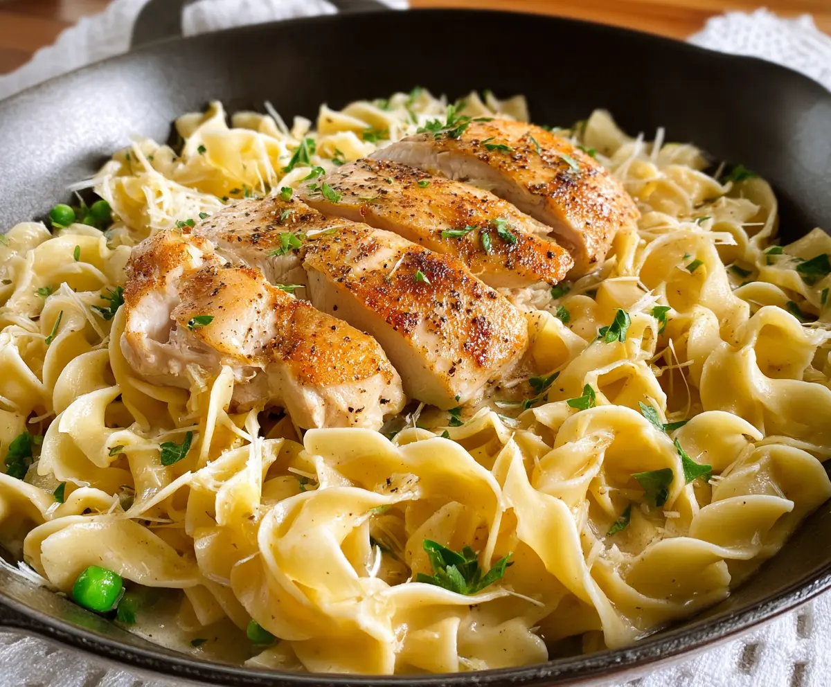 Easy Chicken with Buttered Noodles