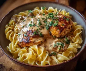 Chicken with Buttered Noodles