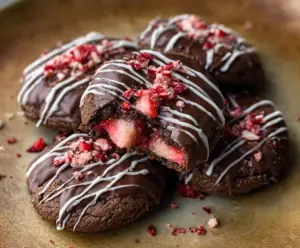 Chocolate Covered Strawberry Cookies