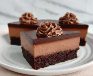 Chocolate Mousse Brownies