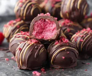 Chocolate Raspberry Truffles