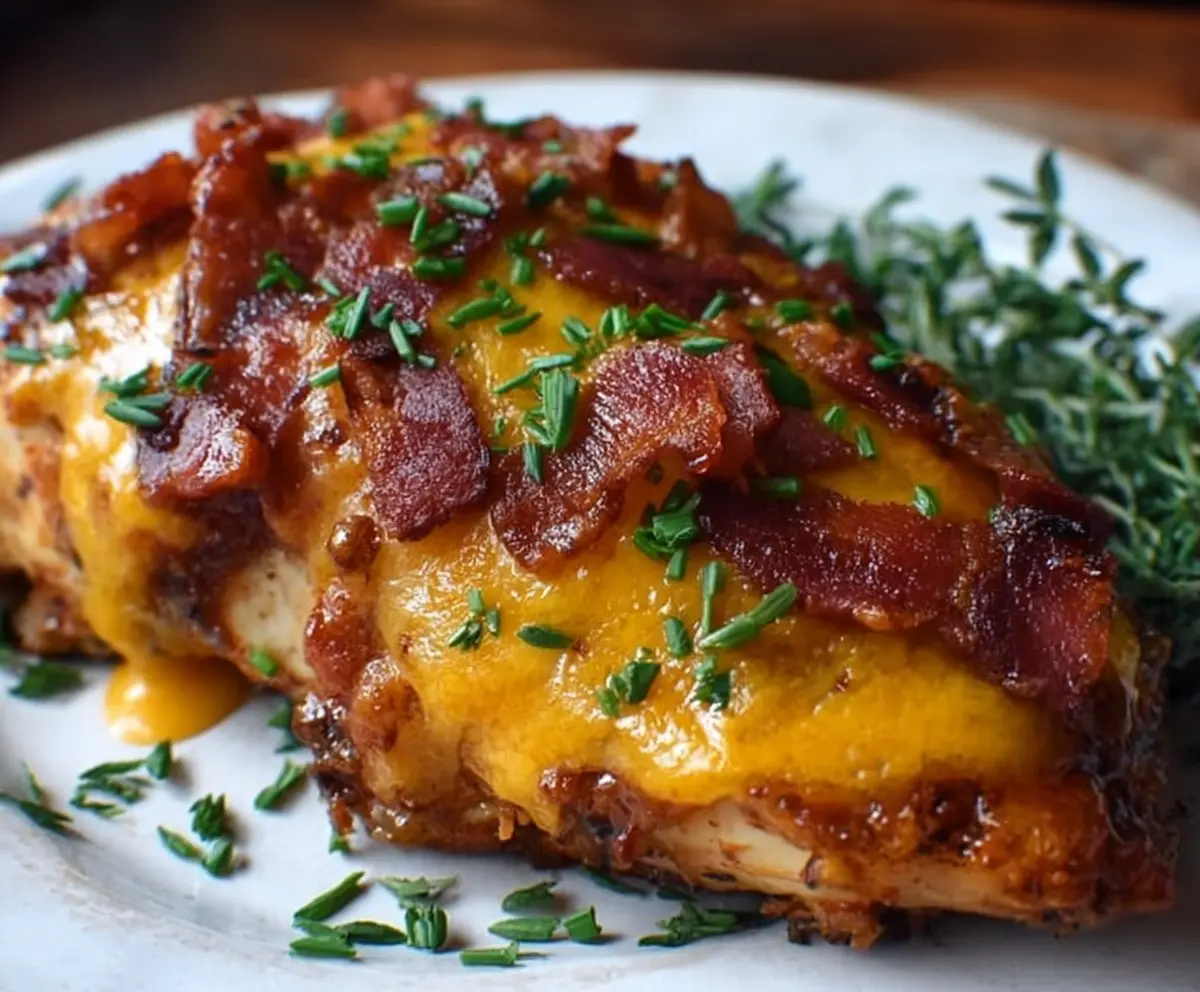 Easy Cowboy BBQ Bacon Cheddar Chicken