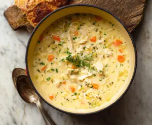 Creamy Chicken and Rice Soup