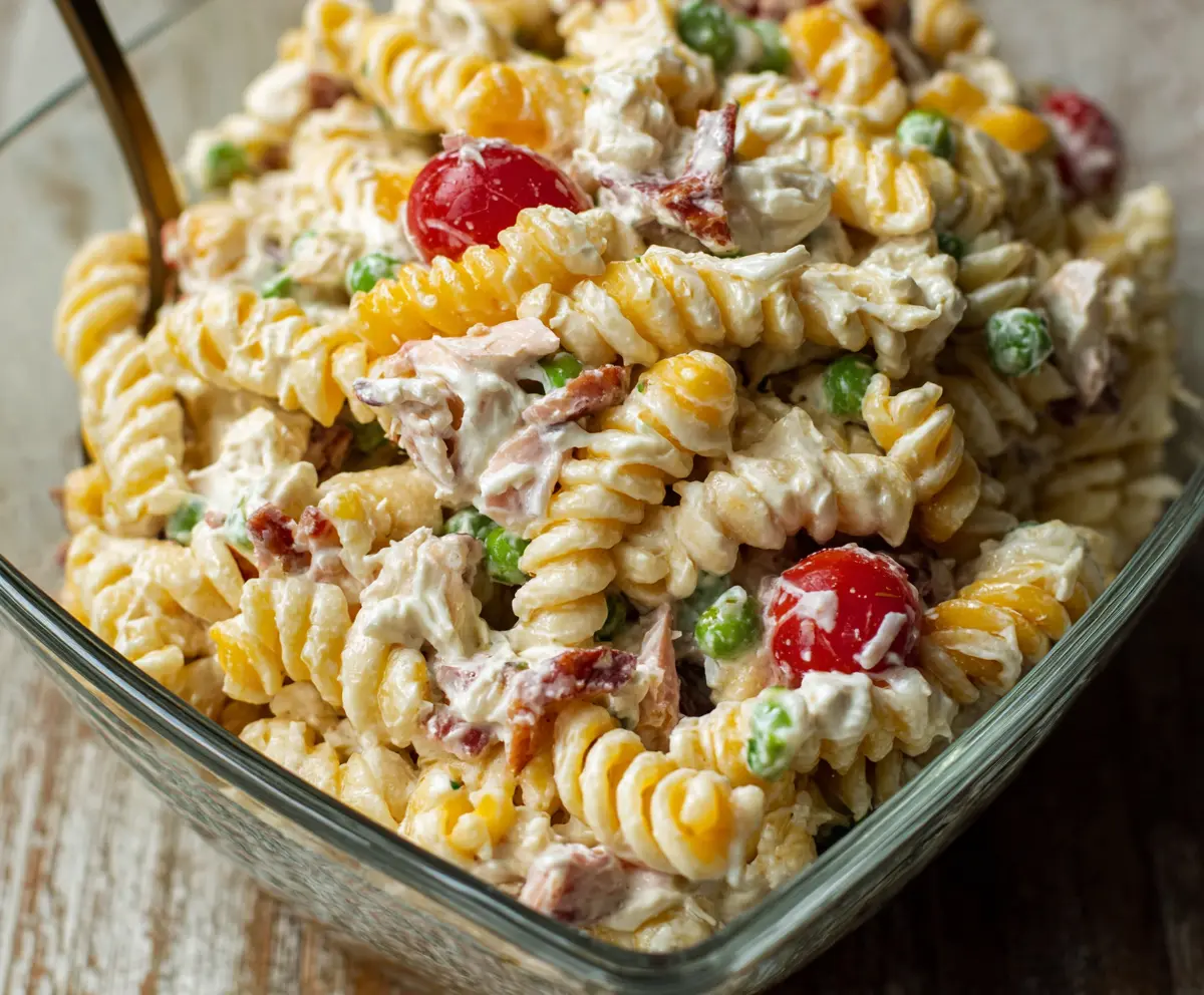 Easy Creamy Pasta Salad Recipe