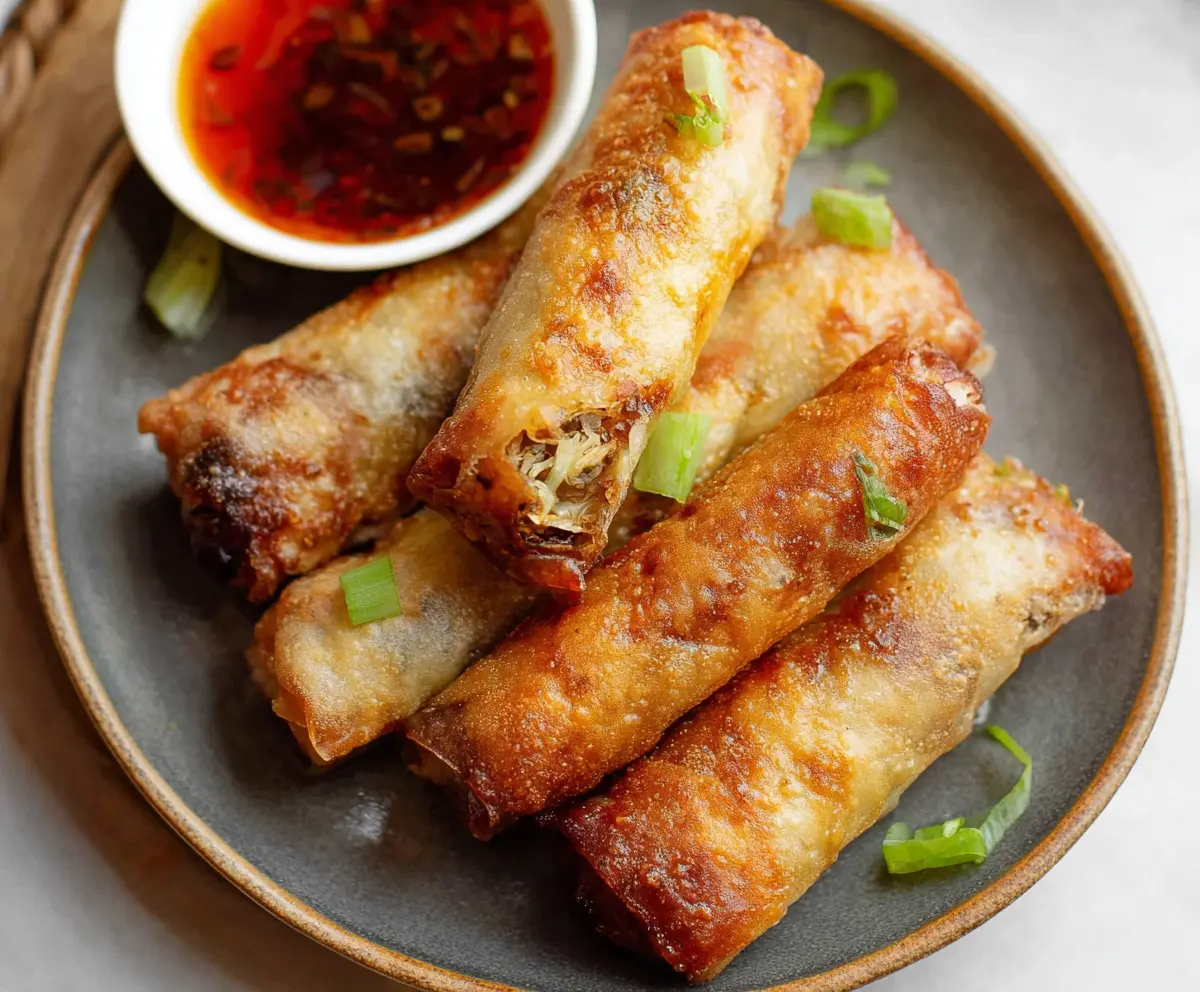 Crispy Air Fryer Spring Rolls Recipe