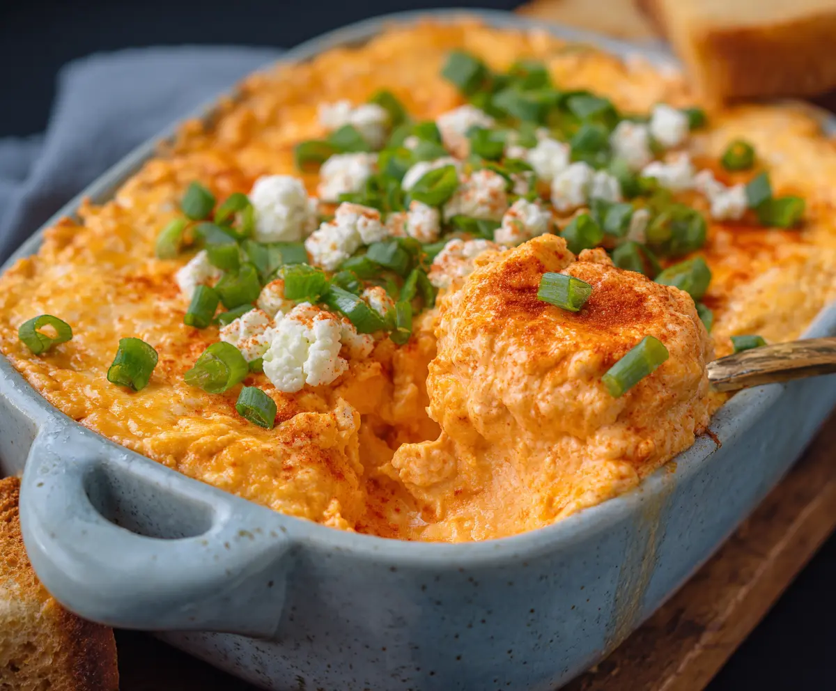 Easy Frank’s RedHot Buffalo Chicken Dip