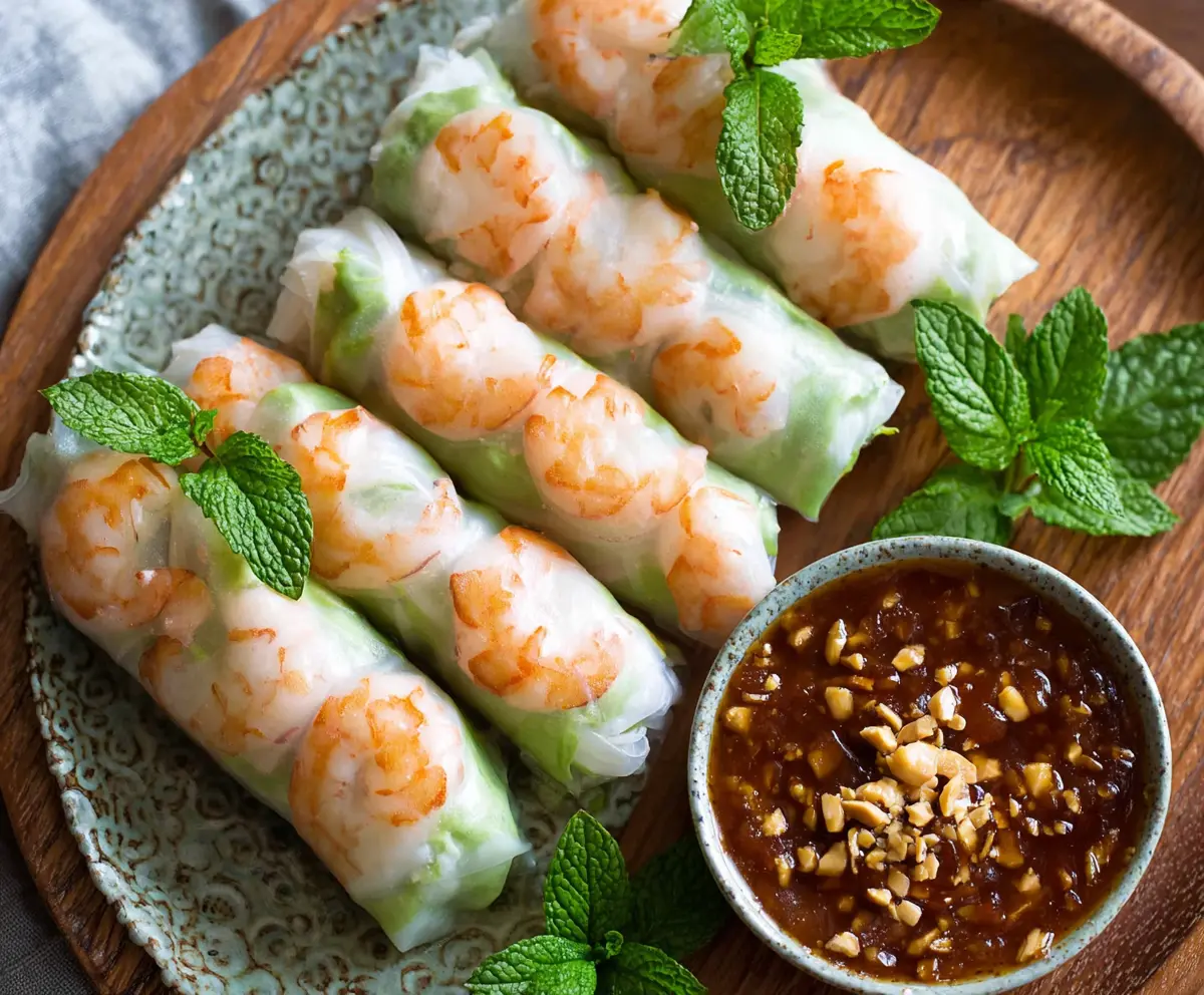 Fresh Vietnamese Shrimp Spring Rolls Recipe