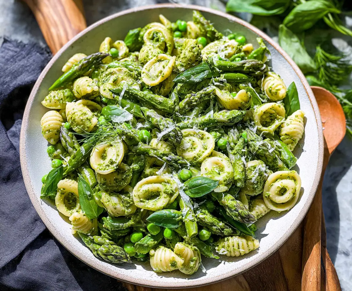 Fresh Green Goddess Pasta Salad