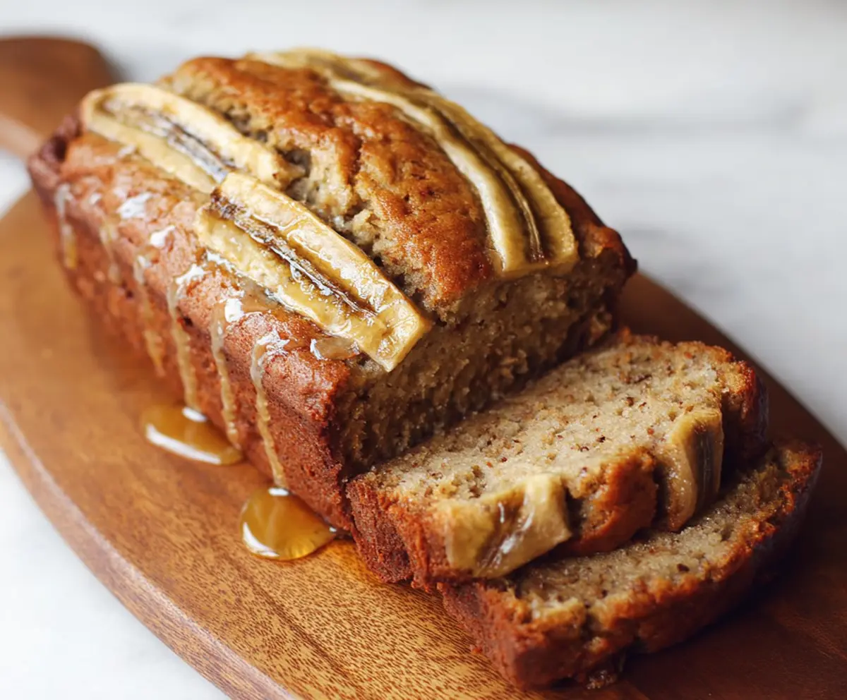 Easy Honey Vanilla Banana Bread