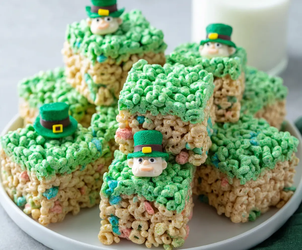 Fun Lucky Leprechaun Rice Krispie Treats