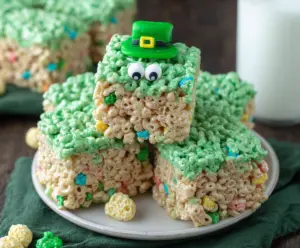 Lucky Leprechaun Rice Krispie Treats